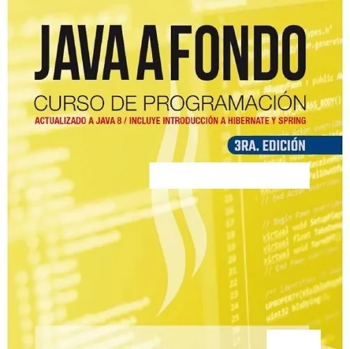 Java A Fondo Curso De Programación Actualizado a Java 8